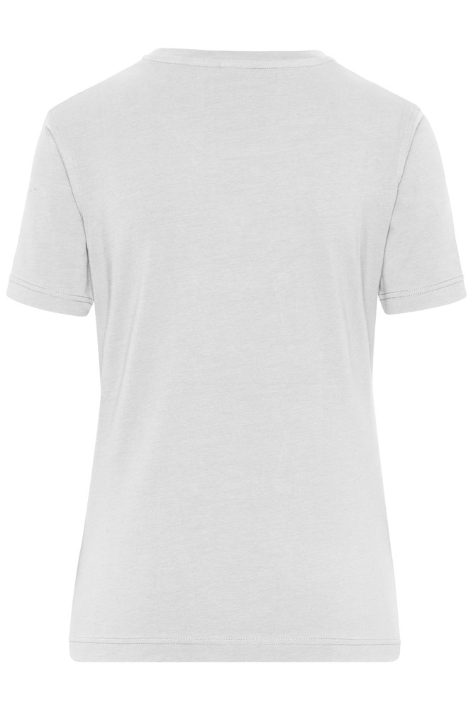 Ladies' ORGANIC Stretch-T Work - SOLID -   OCS Blended