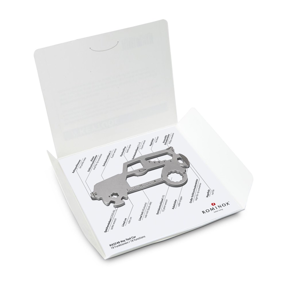 Geschenkartikel: ROMINOX® Key Tool SUV / Auto (19 Funktionen) im Motiv-Mäppchen Osterhase Geschenkartikel: ROMINOX® Key Tool SUV / Auto (19 Funktionen) im Motiv-Mäppchen Osterhase