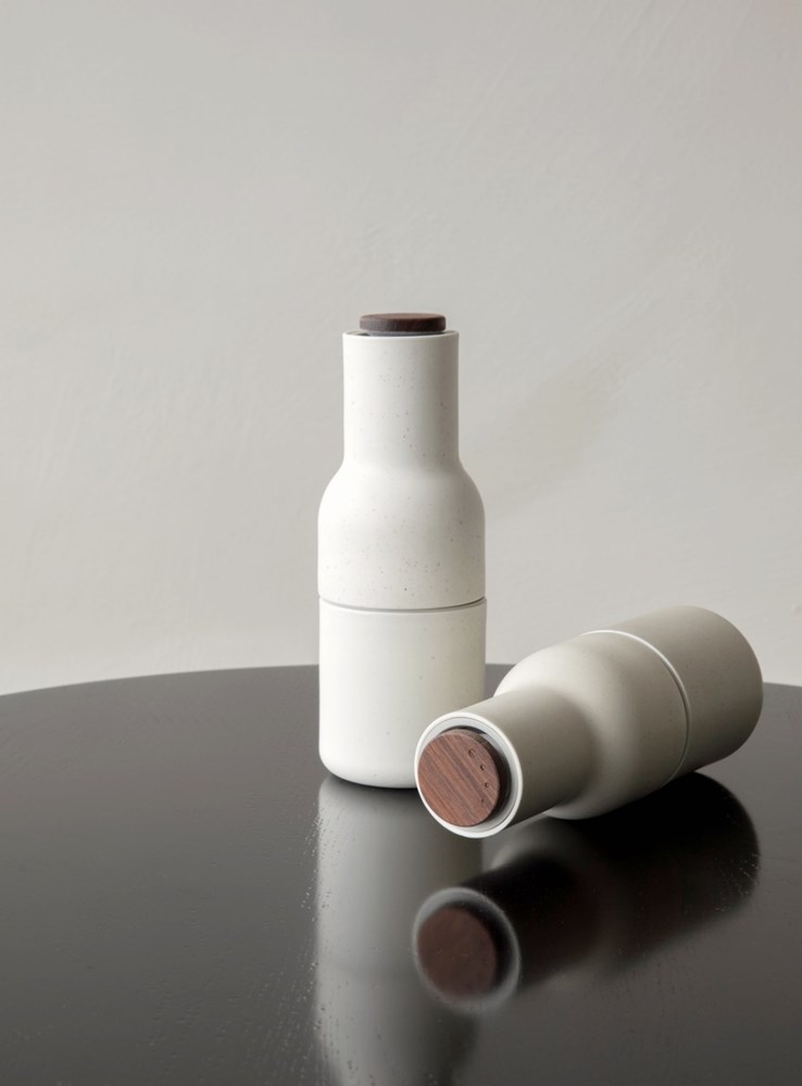 menu Bottle Grinder Ceramic Sand 2er Set Salz & Pfeffermühle