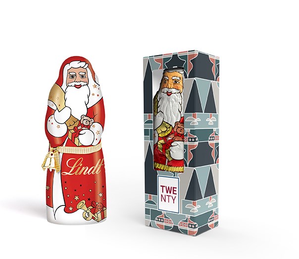 Lindt Schoko Nikolaus in Vollkartonage