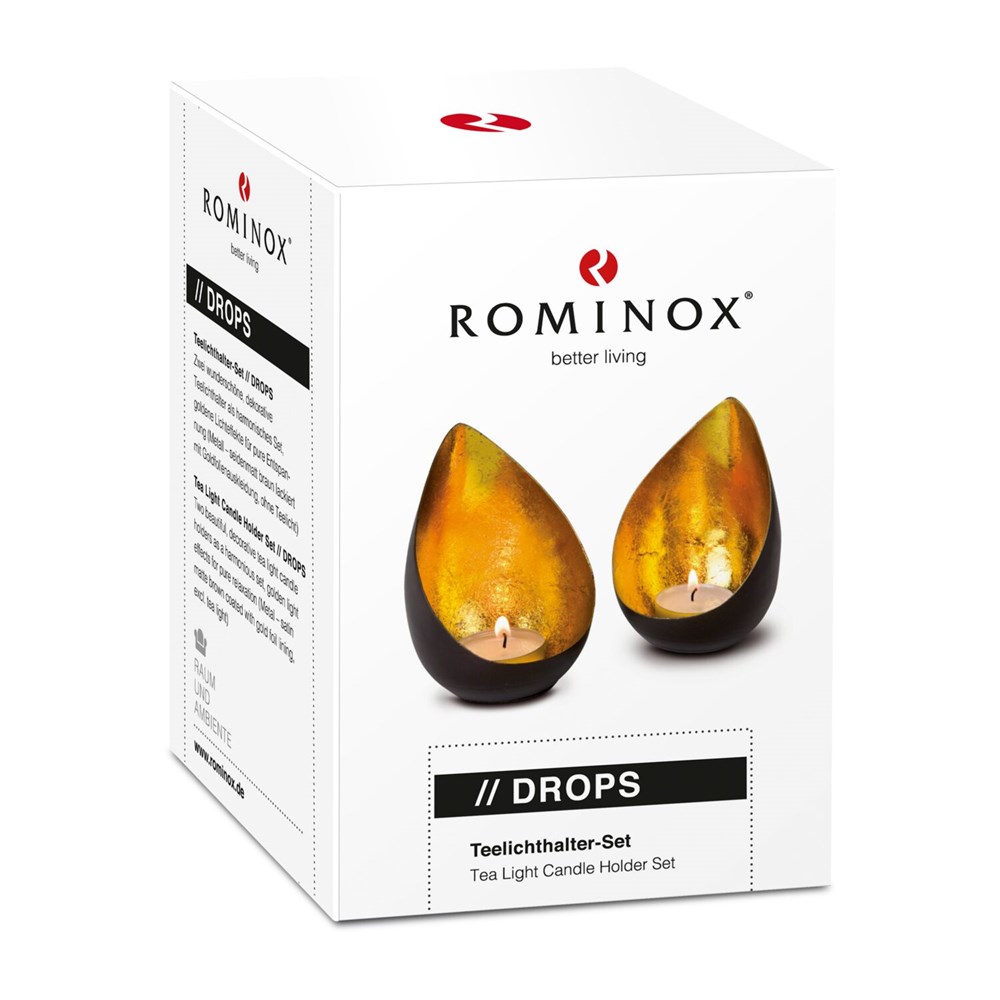 ROMINOX® Teelicht-Set // Drops