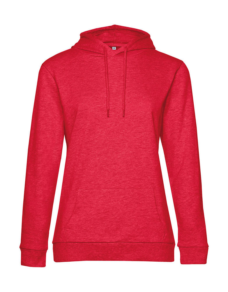 #Hoodie /women French Terry - HEATHER RED